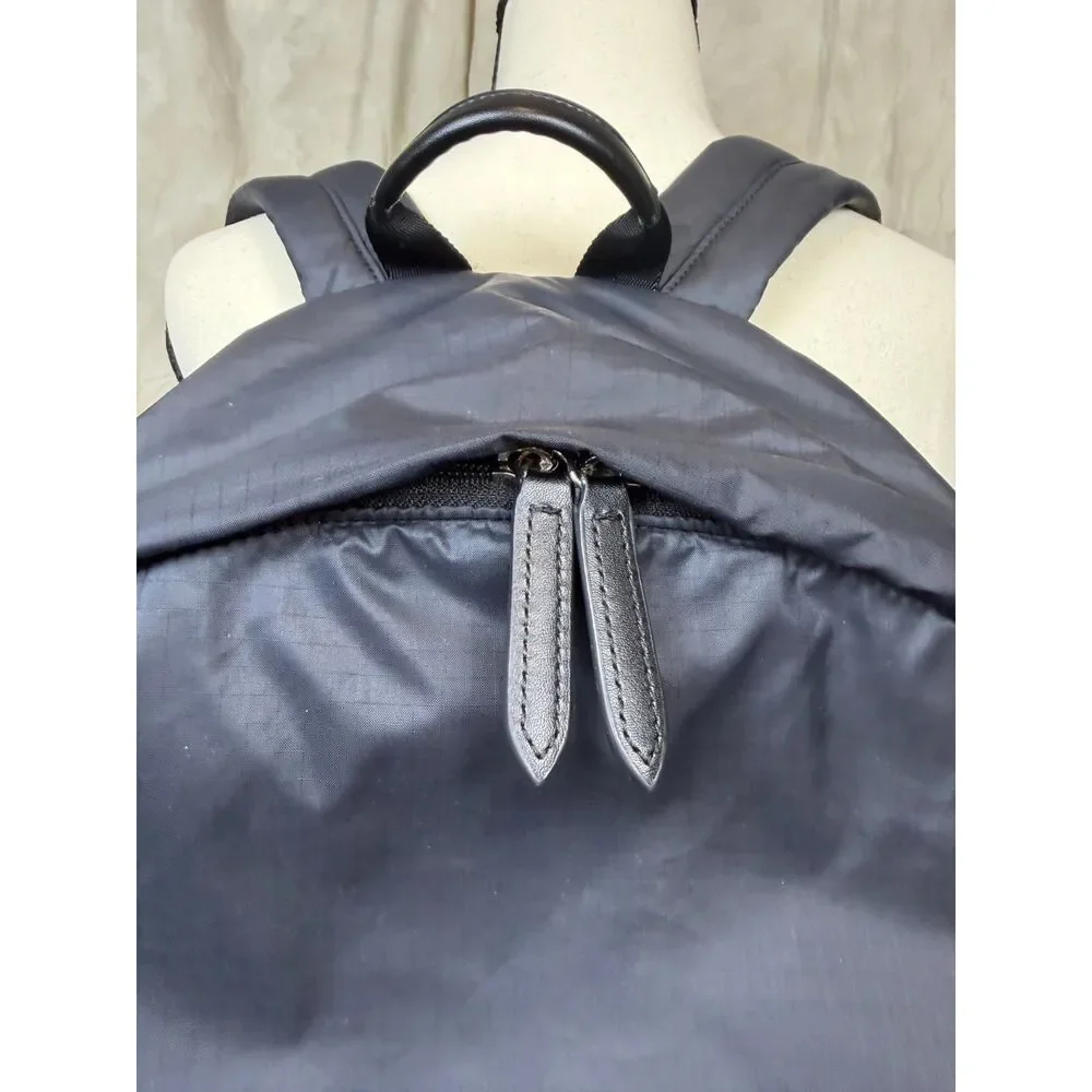 Jem‎ + Bea Jamie Eco Backpack Diaper Bag Black Nylon w/ Changing Pad